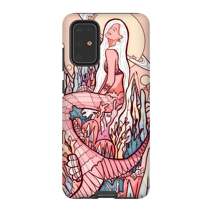 Galaxy S20 Plus StrongFit A mermaid from another world by Steve Wade (Swade)