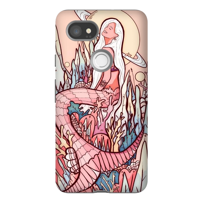 Pixel 2XL StrongFit A mermaid from another world by Steve Wade (Swade)