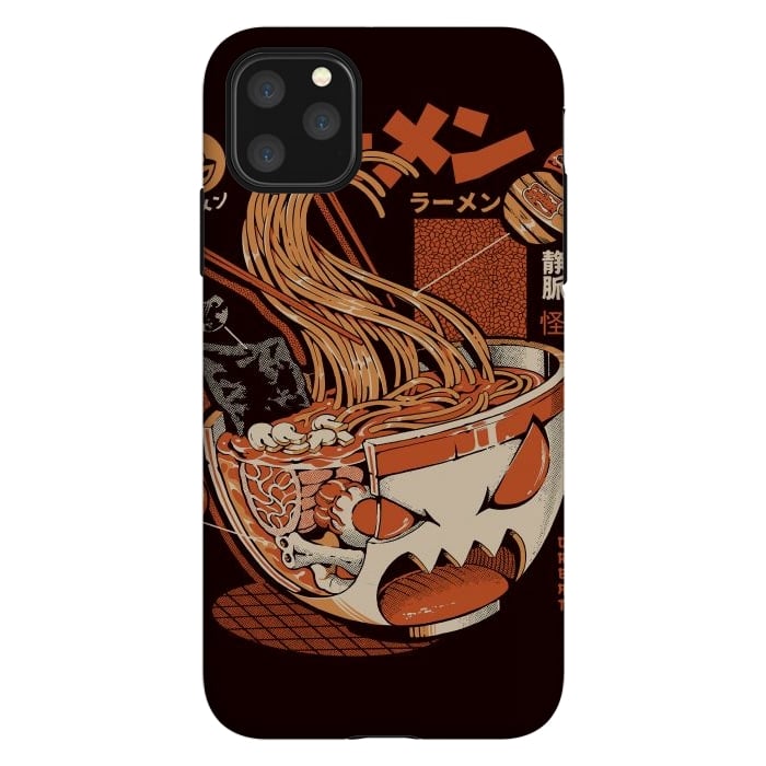 iPhone 11 Pro Max StrongFit Black X-ray Great Ramen! by Ilustrata