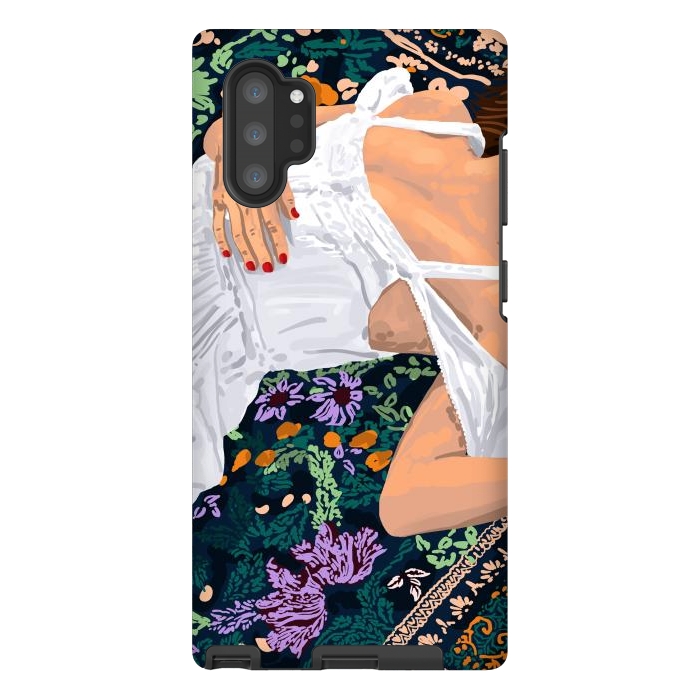 Galaxy Note 10 plus StrongFit Moroccan Carpet by Uma Prabhakar Gokhale