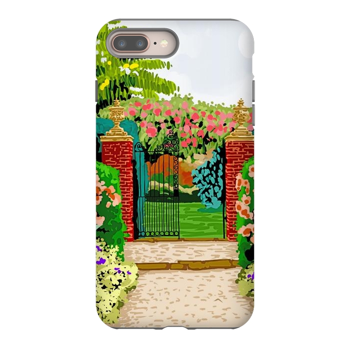 iPhone 8 plus StrongFit Gated Garden by Uma Prabhakar Gokhale