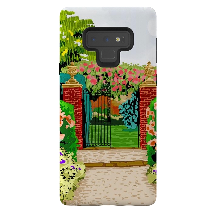 Galaxy Note 9 StrongFit Gated Garden by Uma Prabhakar Gokhale