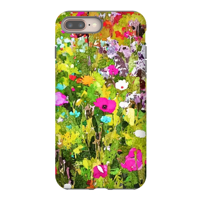 iPhone 7 plus StrongFit Meadow Flowers by Uma Prabhakar Gokhale