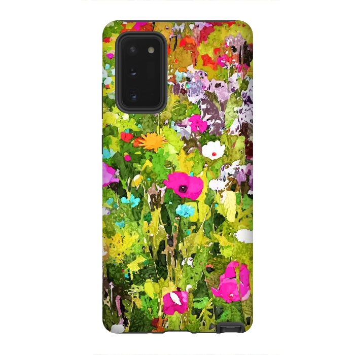 Galaxy Note 20 StrongFit Meadow Flowers by Uma Prabhakar Gokhale