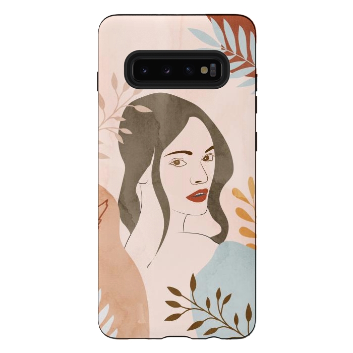 Galaxy S10 plus StrongFit Cute Lady Looing at You by Creativeaxle