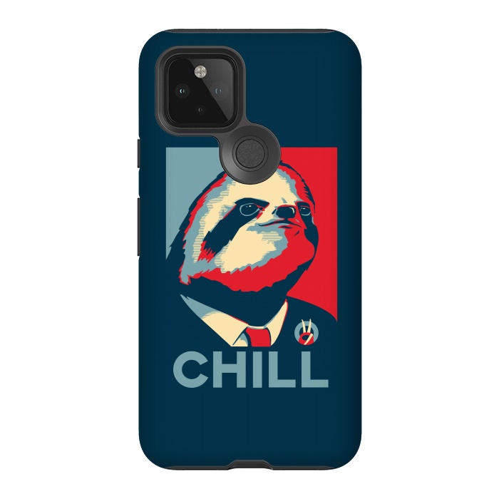Pixel 5 StrongFit Sloth For President by Grant Stephen Shepley