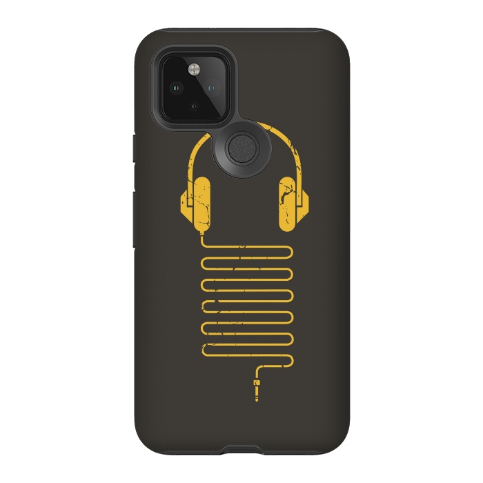 Pixel 5 StrongFit GOLD HEADPHONES by Sitchko