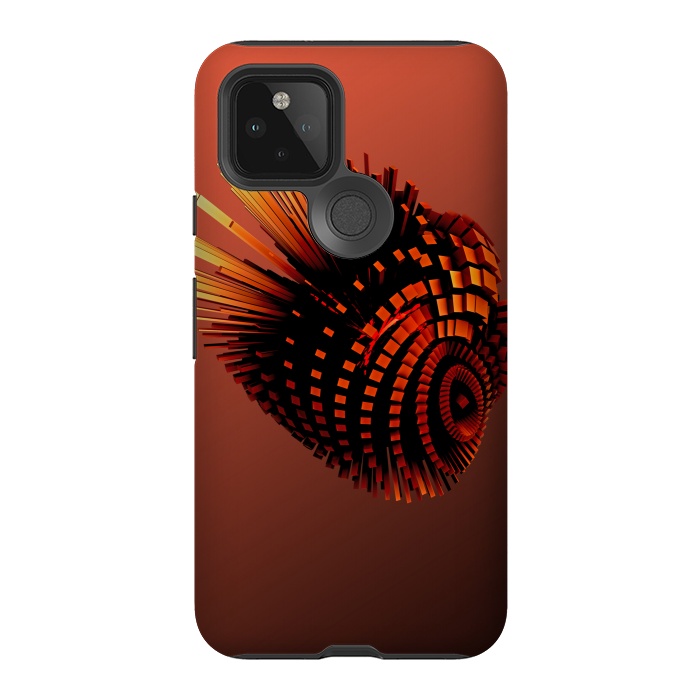 Pixel 5 StrongFit Your Bronze Cyborg Heart by Adoryanti
