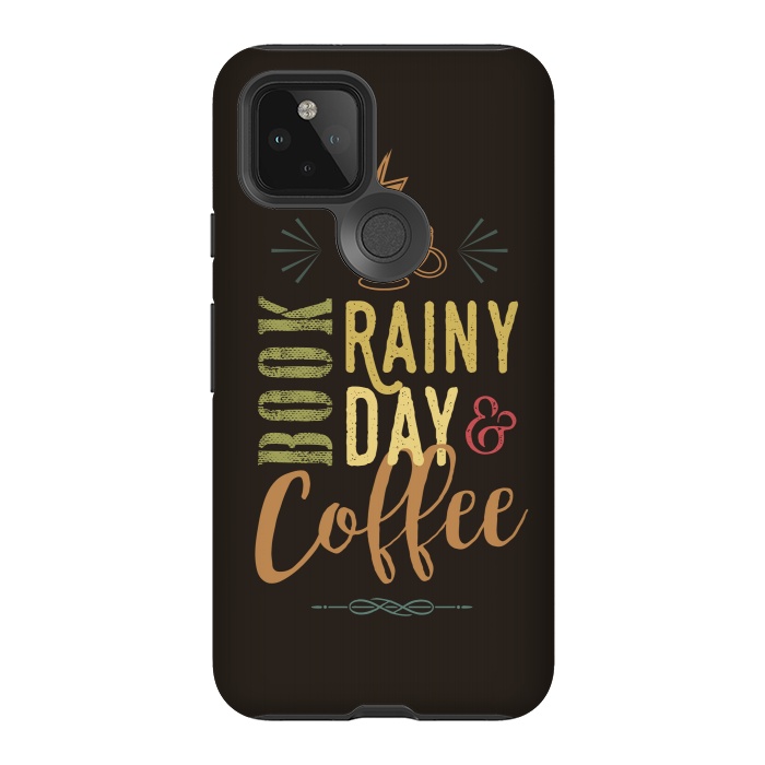 Pixel 5 StrongFit Book, Rainy Day & Coffee (a master blend) by Dellán