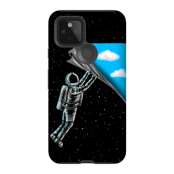 Pixel 5 StrongFit Astronaut open the sky by Coffee Man