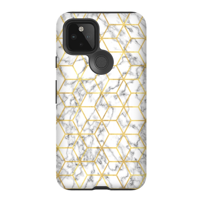Pixel 5 StrongFit Graphic Marble by Martina