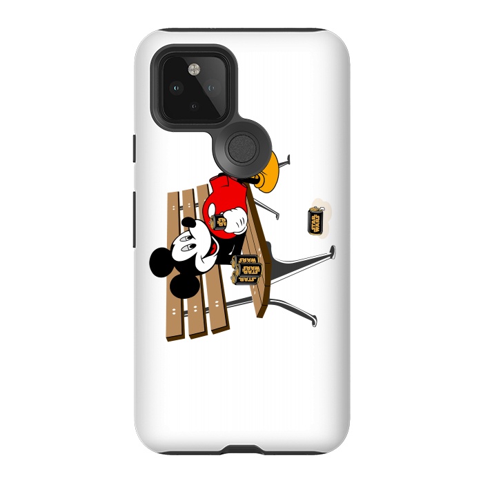 Pixel 5 StrongFit Mickey Mouse Drinking Star Wars Beer by Alisterny