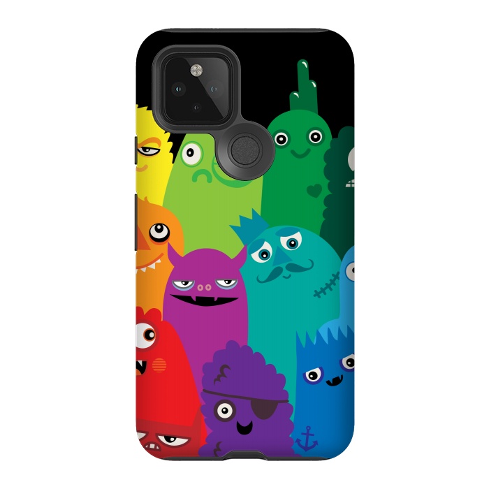 Pixel 5 StrongFit Phone full of Monsters by Wotto