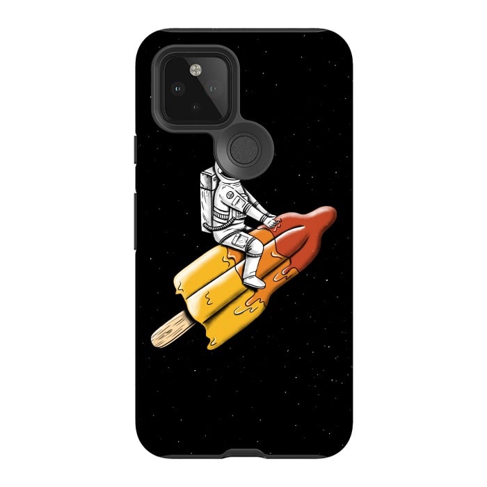 Pixel 5 StrongFit Astronaut Melted Rocket by Coffee Man