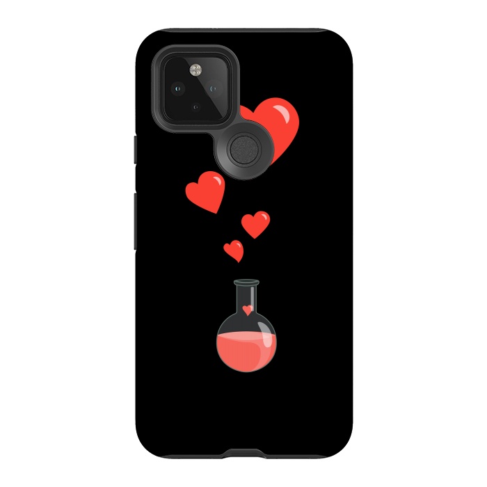Pixel 5 StrongFit Flask Of Hearts Love Chemistry by Boriana Giormova