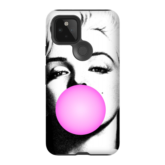 Pixel 5 StrongFit Marilyn Chewing Gum Bubble by Mitxel Gonzalez