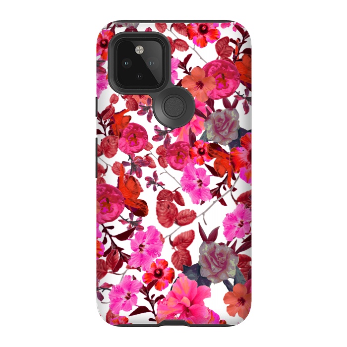 Pixel 5 StrongFit Zariya Flower Garden (Pink) by Zala Farah