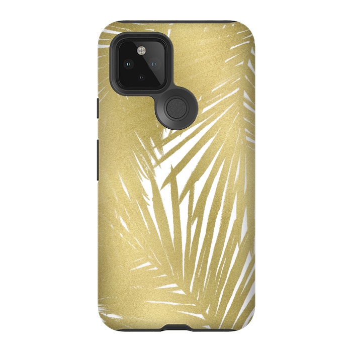 Pixel 5 StrongFit Gold Palms by Caitlin Workman