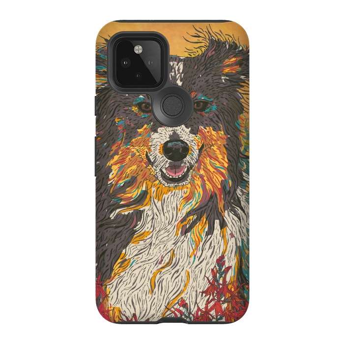 Pixel 5 StrongFit Border Collie by Lotti Brown