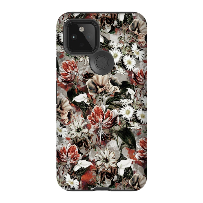 Pixel 5 StrongFit Floral Fall by Riza Peker
