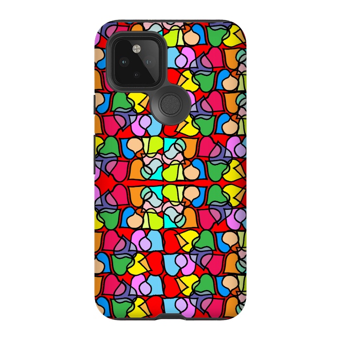 Pixel 5 StrongFit Love is All Around Us by Bettie * Blue