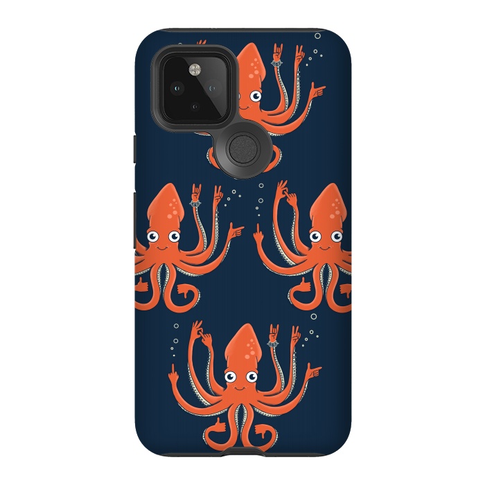 Pixel 5 StrongFit Signals Octopus  by Coffee Man
