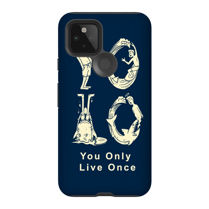Pixel 5 StrongFit YOLO you only live once by Coffee Man
