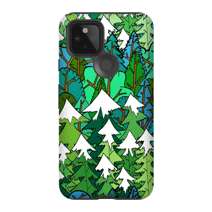 Pixel 5 StrongFit Winter's Forest by Steve Wade (Swade)