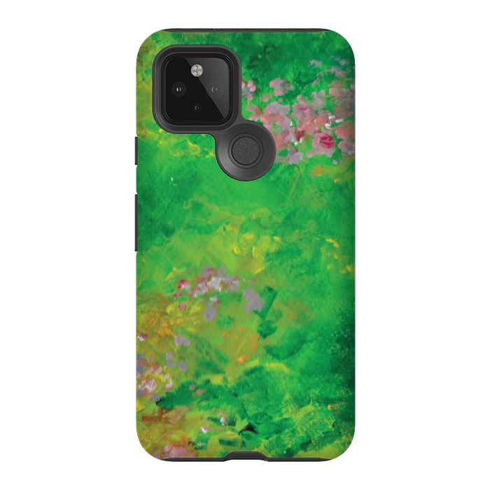 Pixel 5 StrongFit Impressionist Meadow by Zoe Charlotte