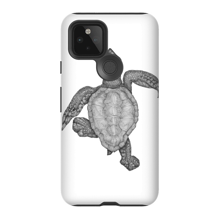 Pixel 5 StrongFit Baby Sea Turtle by ECMazur 