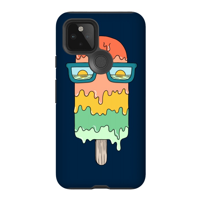 Pixel 5 StrongFit Hot ice Cream  by Coffee Man