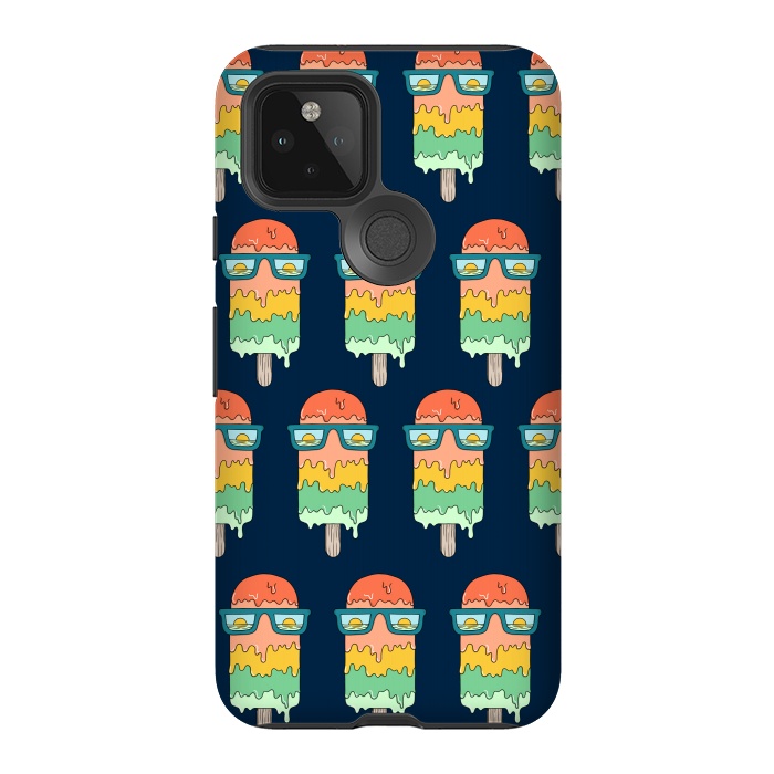 Pixel 5 StrongFit Hot Ice Cream pattern by Coffee Man