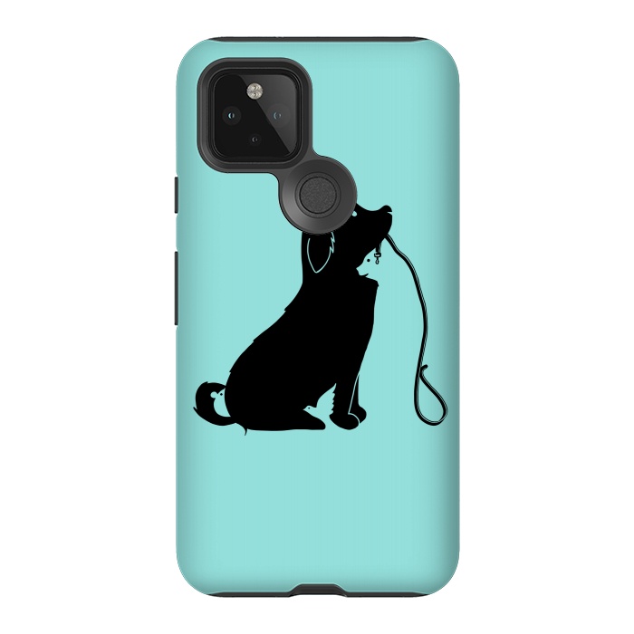 Pixel 5 StrongFit Animals green by Coffee Man