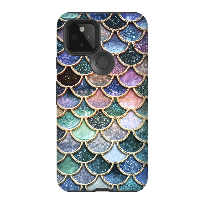 Pixel 5 StrongFit Multicolor Metal Mermaid Scales by  Utart