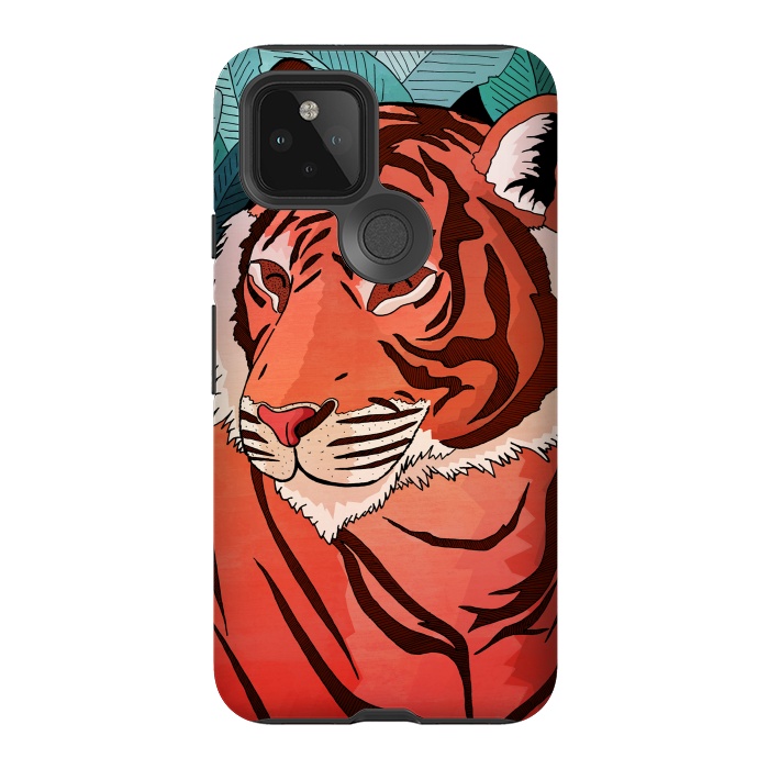 Pixel 5 StrongFit Tiger in the jungle  by Steve Wade (Swade)