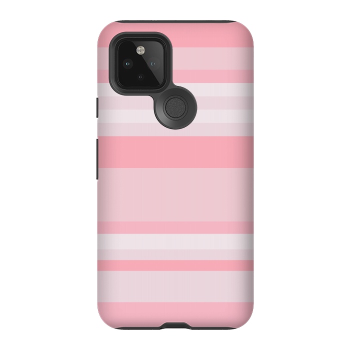 Pixel 5 StrongFit Pink Stripes by Dhruv Narelia