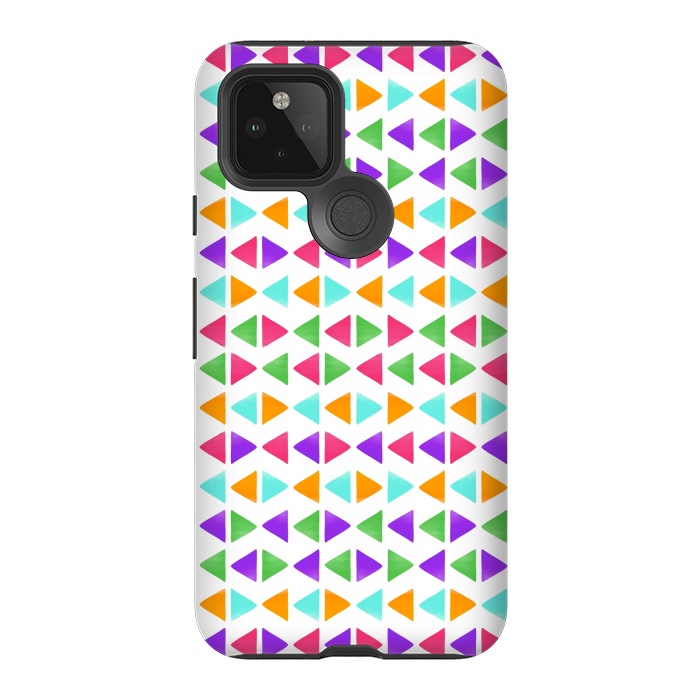 Pixel 5 StrongFit Colorful Triangles by Dhruv Narelia