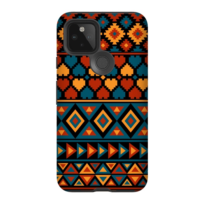 Pixel 5 StrongFit aztec traditional pattern by Dhruv Narelia