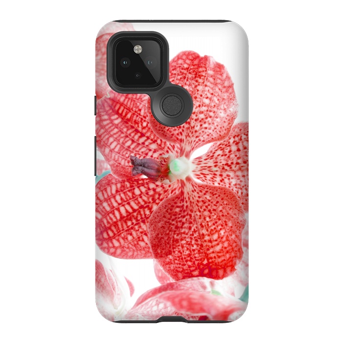 Pixel 5 StrongFit Red Natures Flower by Bledi