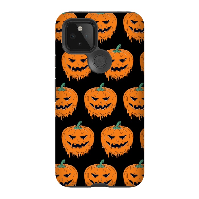 Pixel 5 StrongFit Melted Pumpkin Pattern by Coffee Man