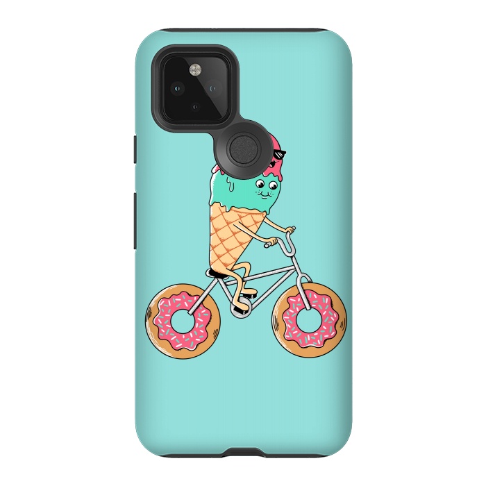 Pixel 5 StrongFit Donut Bicycle by Coffee Man