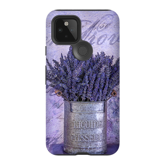Pixel 5 StrongFit Lavender Bouquet In Tin Can by Andrea Haase