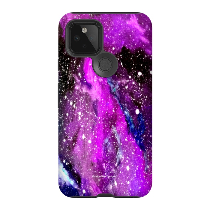 Pixel 5 StrongFit Ultraviolet Galaxy by Gringoface Designs