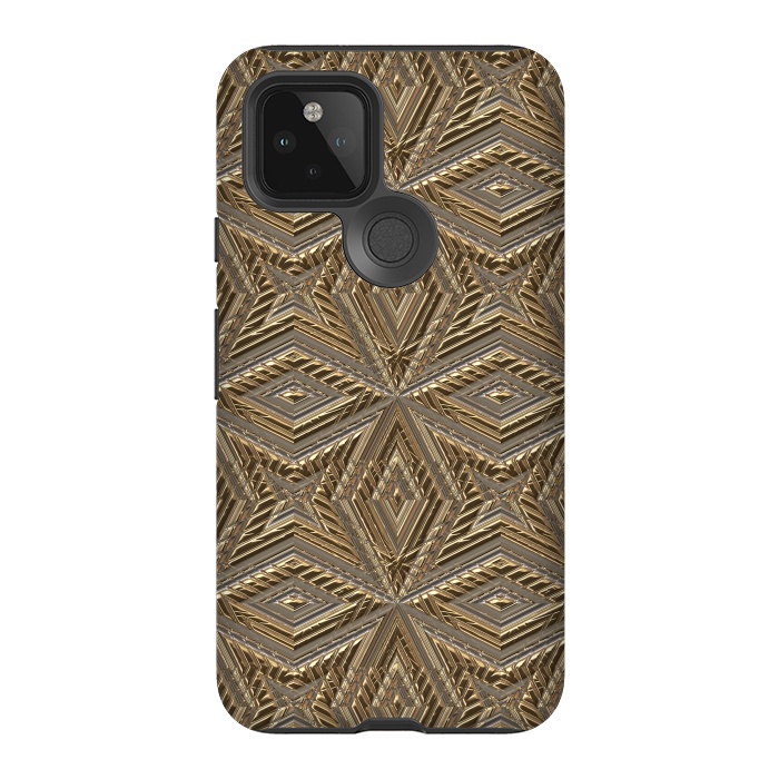 Pixel 5 StrongFit Golden Embossed Ornaments by Andrea Haase