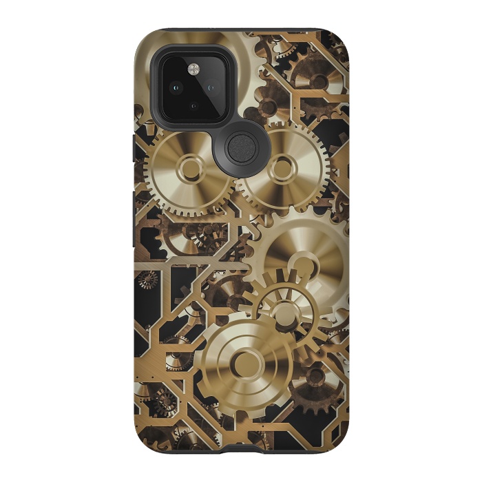 Pixel 5 StrongFit Steampunk Gold by Andrea Haase