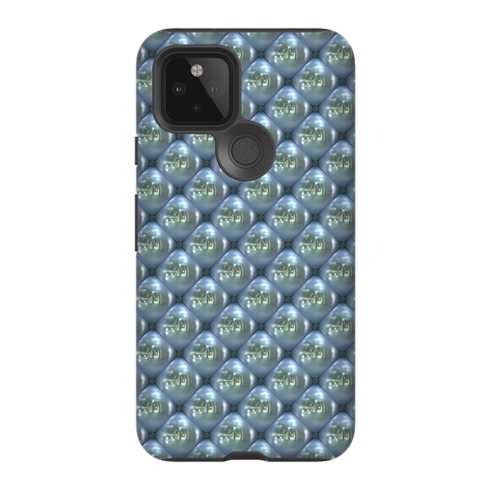 Pixel 5 StrongFit Blue Shimmering Pearls by Andrea Haase