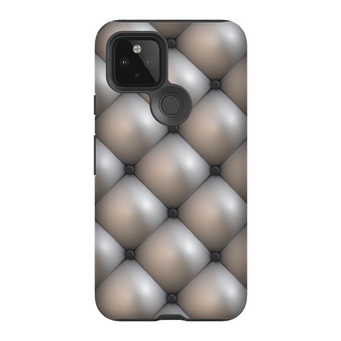 Pixel 5 StrongFit Shimmering Brushed Silver by Andrea Haase