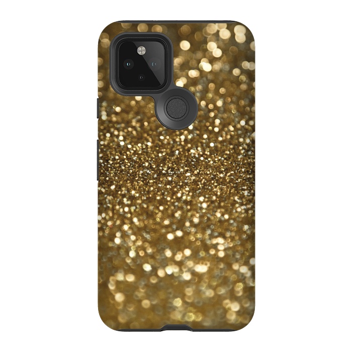 Pixel 5 StrongFit Glittering Faux Gold Glitter by Andrea Haase