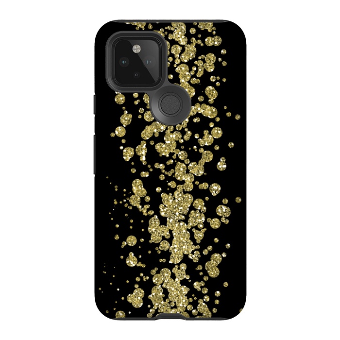 Pixel 5 StrongFit Glamorous Golden Glitter by Andrea Haase