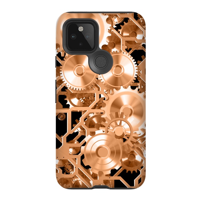 Pixel 5 StrongFit Copper Steampunk by Andrea Haase